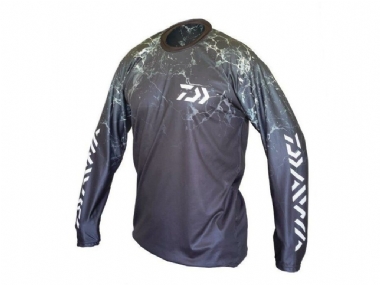 DAIWA SUBLIMATED SHIRT MARBLE GREY